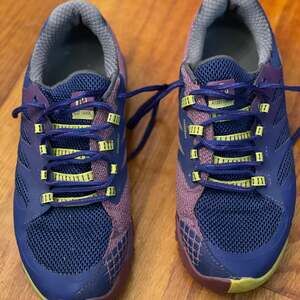 Merrell All Out Charge Women's Trail Running Shoes Wild Plum Lime